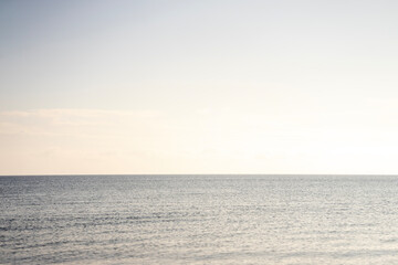 Fototapeta premium sunset and sunrise over the sea