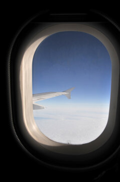 view from airplane window