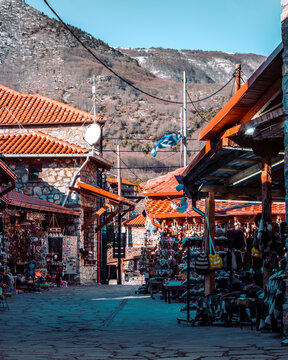 Palaios Agios Athanasios, the greek traditional village in Voras mountain 