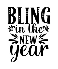 Obraz premium Happy New Year SVG Bundle - 100 Designs, New Year Gift, 2022 New Year Svg, Happy New Year SVG Bundle Cut Files, Hello 2022 Svg, New Year Decoration, New Year Sign, Silhouette Cricut, Printable Vector,