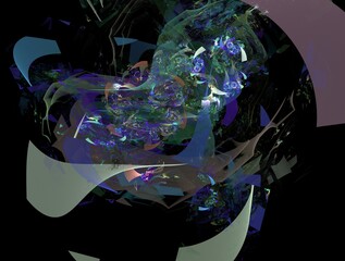 Imaginatory fractal abstract background Image