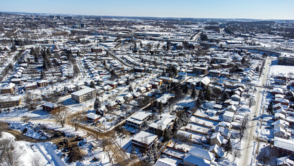 Wintry Scenery Kitchener, ON, Canada 