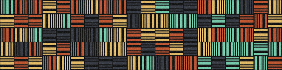 Abstract Geometric Pattern generative computational art illustration