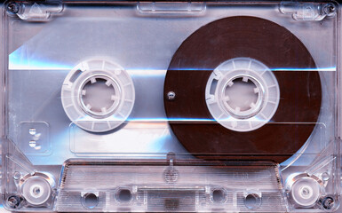 Vintage tape music cassette background