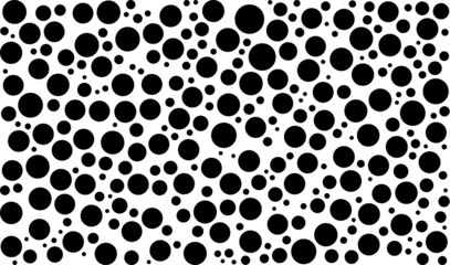 Random dots, circles. Dotted, speckles pattern. Pointillist, pointillism background. Stipple, stippling texture
