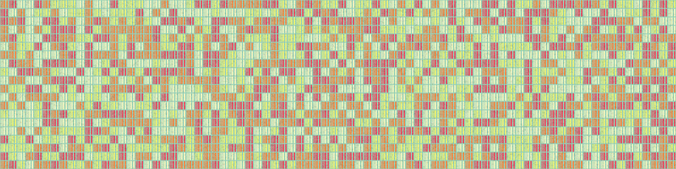 Fototapeta premium Abstract Geometric Pattern generative computational art illustration