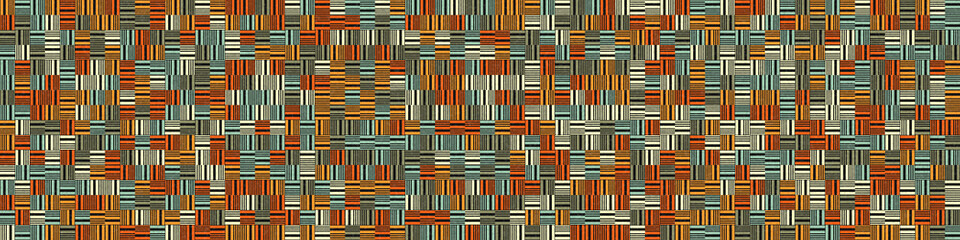Obraz premium Abstract Geometric Pattern generative computational art illustration