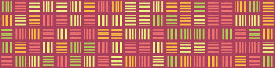 Abstract Geometric Pattern generative computational art illustration