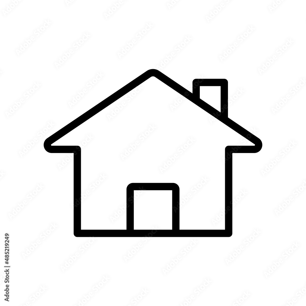Poster house line icon. simple design editable. design template vector
