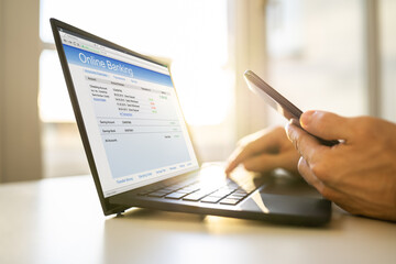 Online Bank Ecommerce Money Transfer 2 Factor