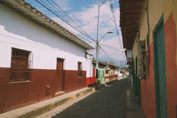 Old Colonial town Santa fe de Antioquia, Colombia