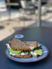avocado bread for lunch