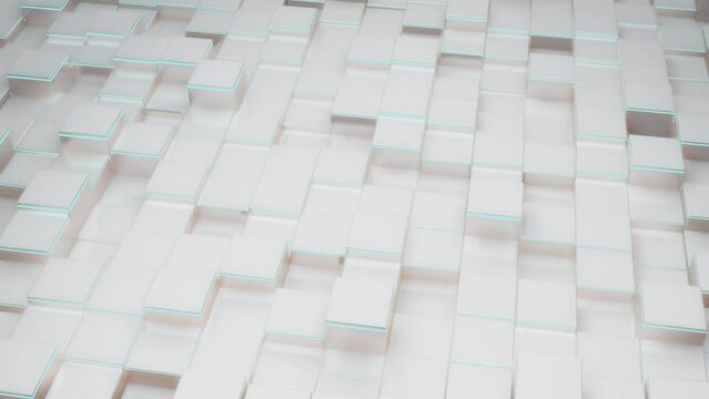 abstract 4k background of cubes