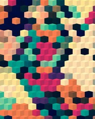 Abstract Colorful Geometrical Artwork,Abstract Graphical Art Background Texture,Modern Conceptual Art