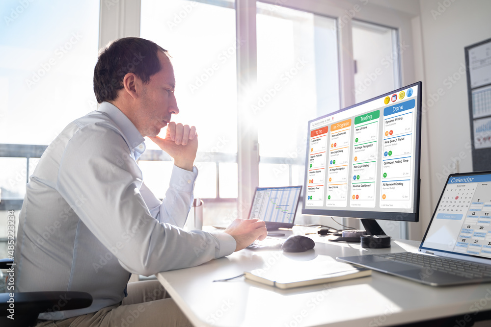 Poster scrum project manager