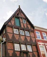 Fototapeta na wymiar Fachwerkhaus in Buxtehude