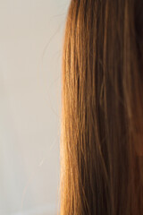 Close up from healthy hair
