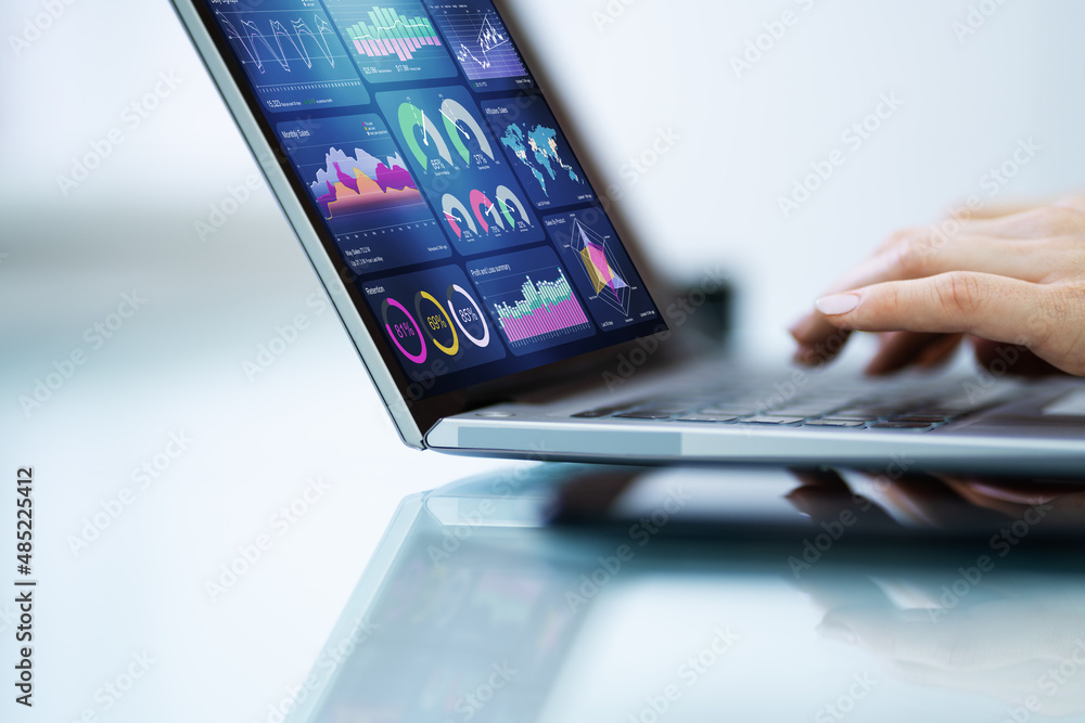 Aufkleber digital data technology