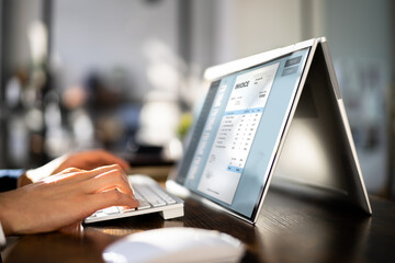 Digital Electronic Bill And Accountant E Invoice