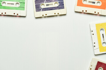 old cassette tapes