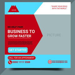 Clean Social Media Post Design Template 