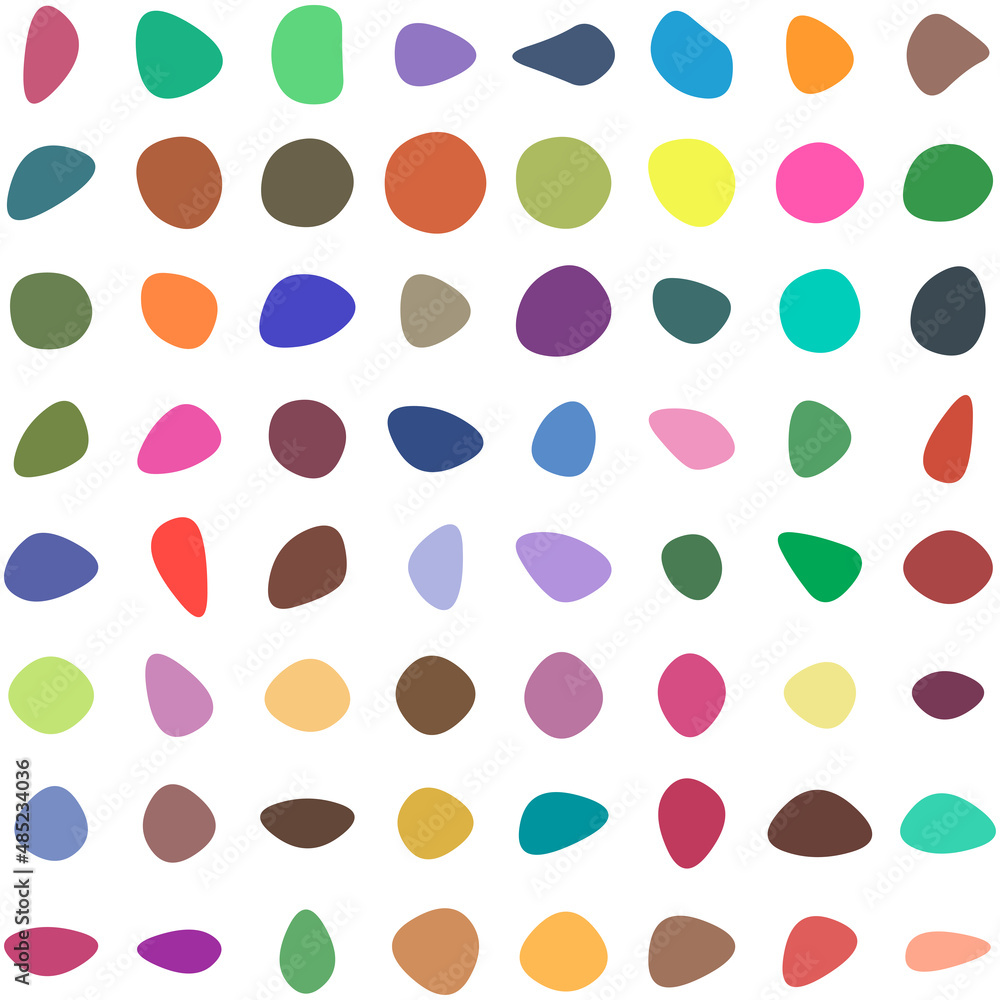 Poster random blotch, inkblot. organic blob, blot. speck shape.splat, fleck graphic. drop of liquid, fluid.