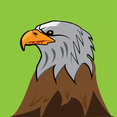 illustration of an eagle.
suitable to be used as additional elements in books or comic book covers, stickers, and others.