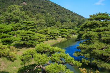 Fototapeta premium 栗林公園