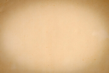 The texture of an old yellowed paper with a vignette.
