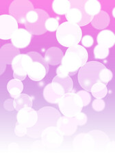 Abstract bokeh on pink background