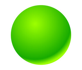 Shiny, glossy orb, ball, shpere design element with empty space