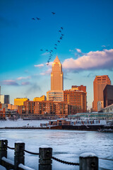 Cleveland Ohio Skyline
