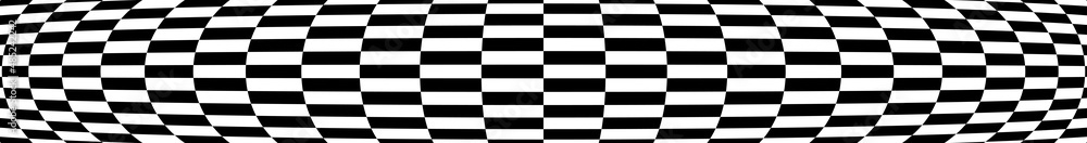 Aufkleber abstract race flag, chess board, checker board pattern, texture with distort, deform effect