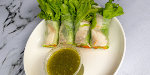 Fresh Mixed Salad Rolls  and Sandwiches, 