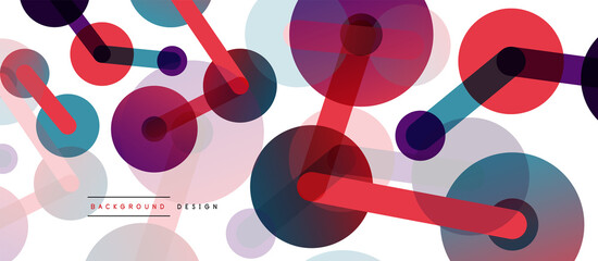 Network concept abstract background. Dots connection. Big data idea. Business template for wallpaper, banner, background or landing