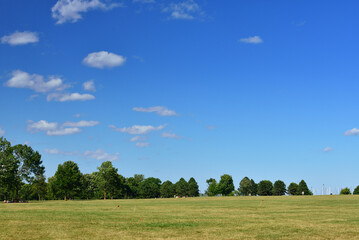 landscape with sky and clouds