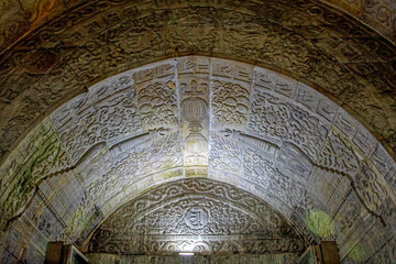 Wall carving of the underground palace of Emperor Qianlong, East Tomb of the Qing Dynasty, China