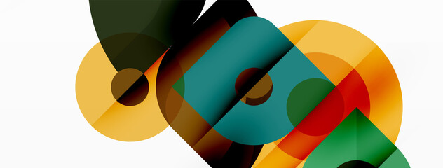 Colorful geometric pattern, minimal abstract background for wallpaper, banner, presentation