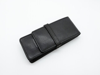 가죽으로 만든 휴대용 필통