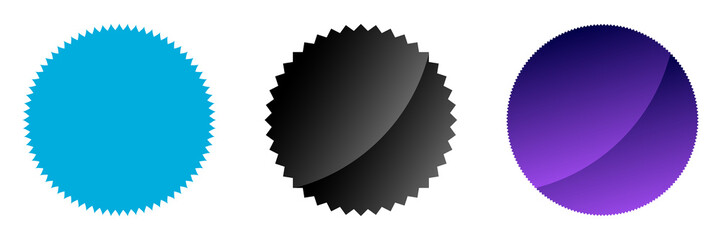 Starburst, sunburst price tag, price flash shape with empty space