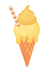 ice cream flat icon