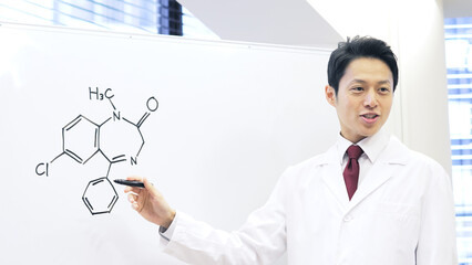科学の授業　科学者　医学