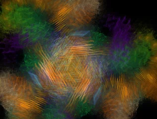 Papier Peint photo Mélange de couleurs Imaginatory fractal abstract background Image