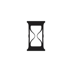 Hourglass logo vector illustration design, simple creative hourglass logo symbol icon template design