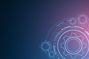 digital technology and engineering, digital telecoms concept, Hi-tech, futuristic technology background, vector illustration.	
