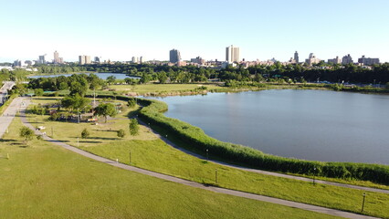 Lago en Queens.parque de flushing 