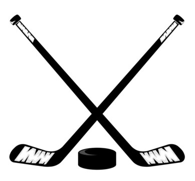 Hockey Sticks Logo Vector
