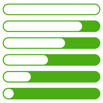 Progress bar. Steps, phases, level indicator. Yardstick meter. Rank, grade, stage chart, graph