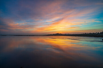 sunrise over the sea
