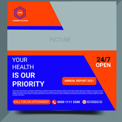 Social Media Post Design Template 